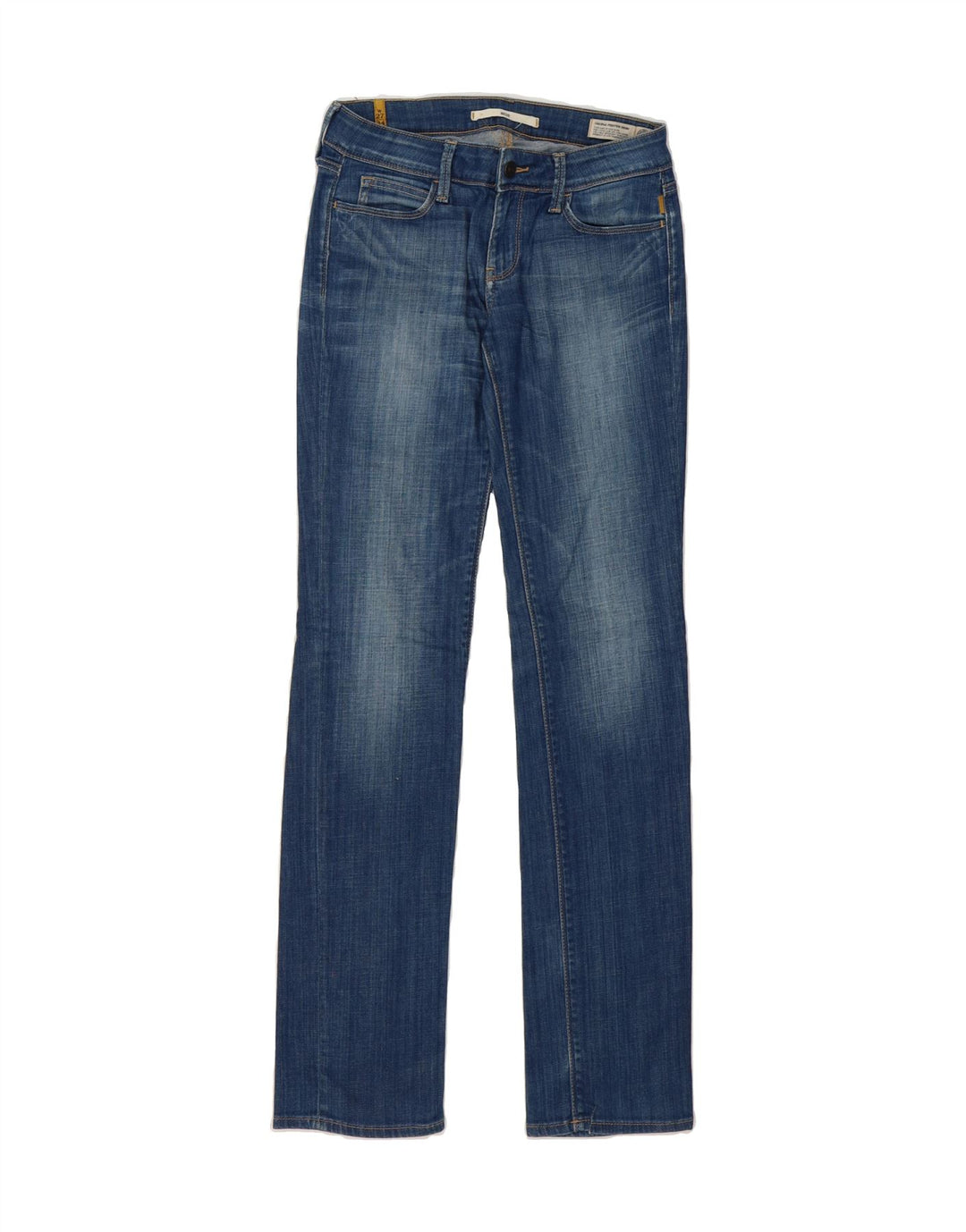 MELTIN' POT Womens Mesh Slim Jeans W27 L34 Blue Cotton Vintage Meltin' Pot and Second-Hand Meltin' Pot from Messina Hembry 