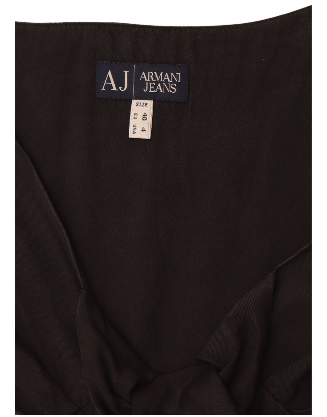 Женское платье трапециевидной формы без рукавов Armani Jeans EU 40, средний черный