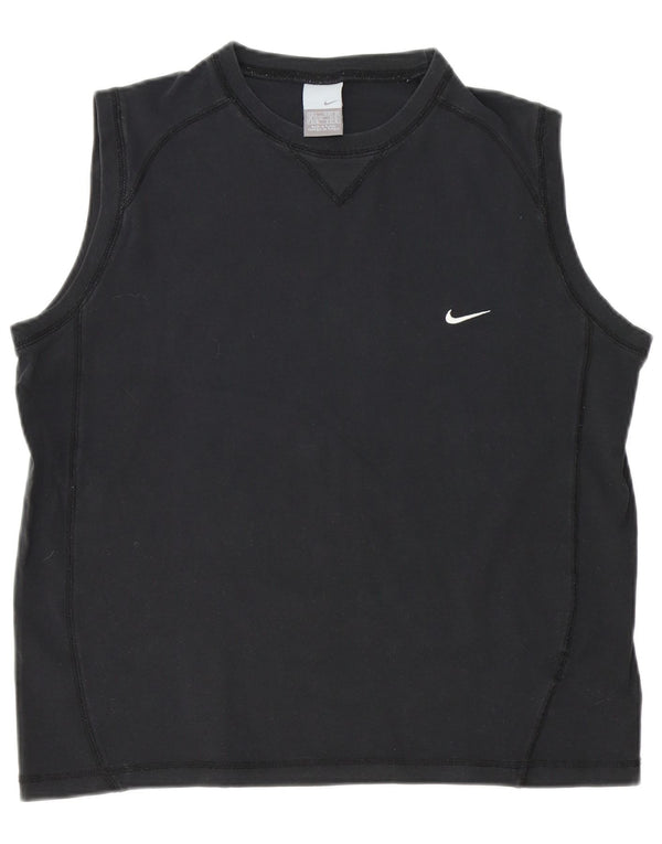 Мужской жилет Nike UK 42/44, большой черный, хлопок