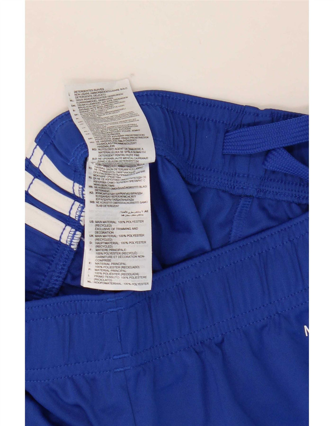Спортивные шорты Adidas Aeroready для мальчиков 9-10 лет, синие, полиэстер