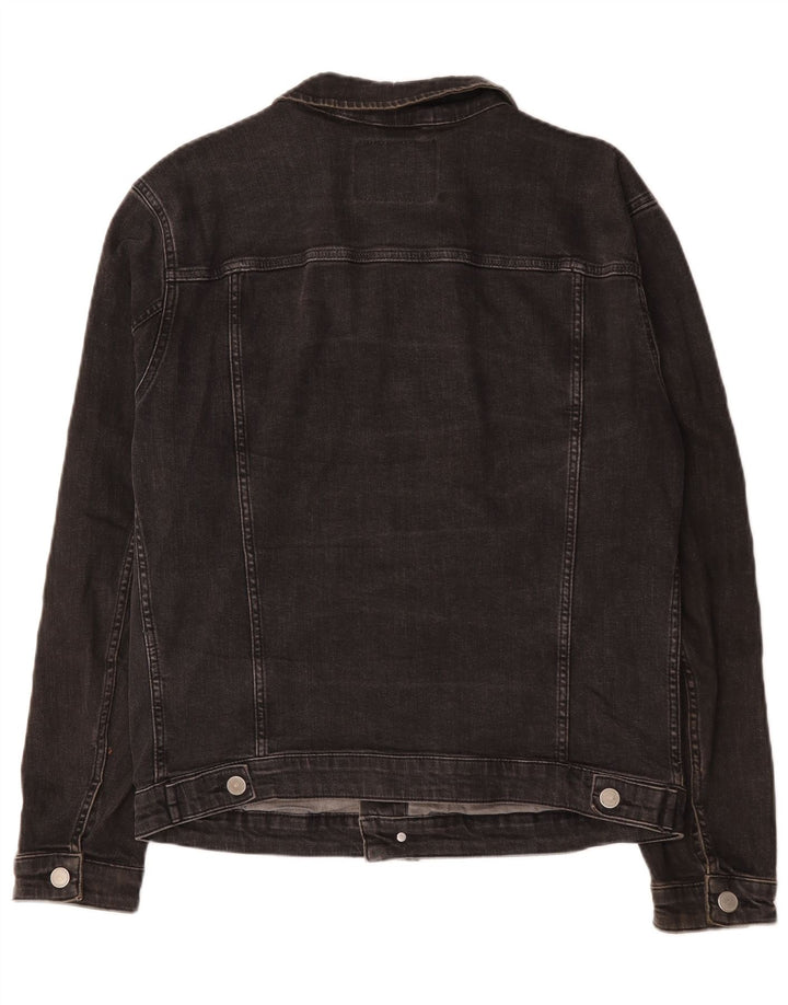 Мужская джинсовая куртка Jack & Jones UK 42 XL, серый хлопок