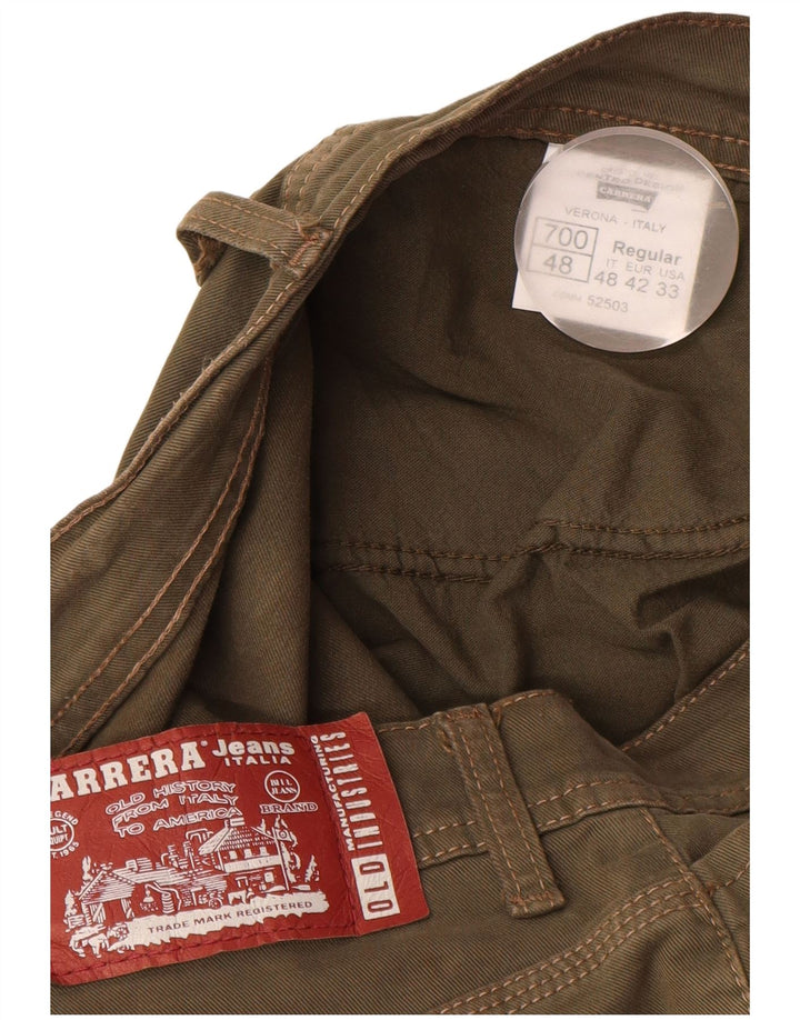 Мужские повседневные брюки CARRERA 700 W33 L31 цвета хаки, хлопок