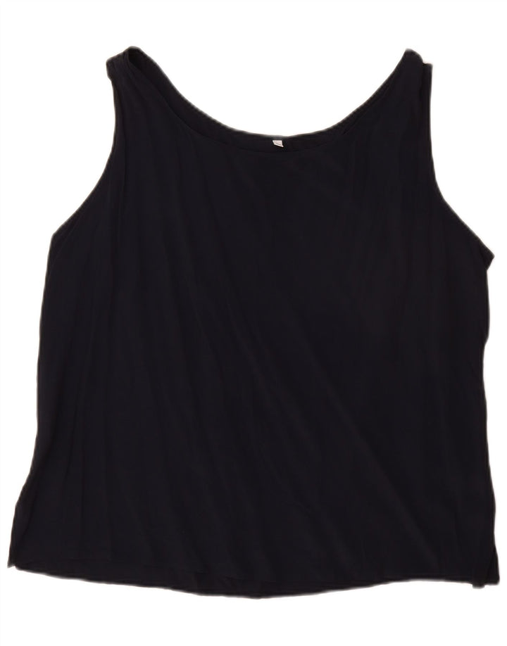 Винтажный женский жилет Top IT 50 XL Черный Ацетат