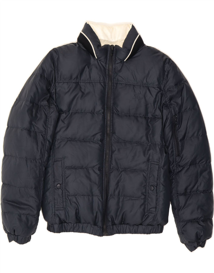FAY Boys Reversible Padded Jacket 13-14 Years Navy Blue Polyamide Vintage Fay and Second-Hand Fay from Messina Hembry 