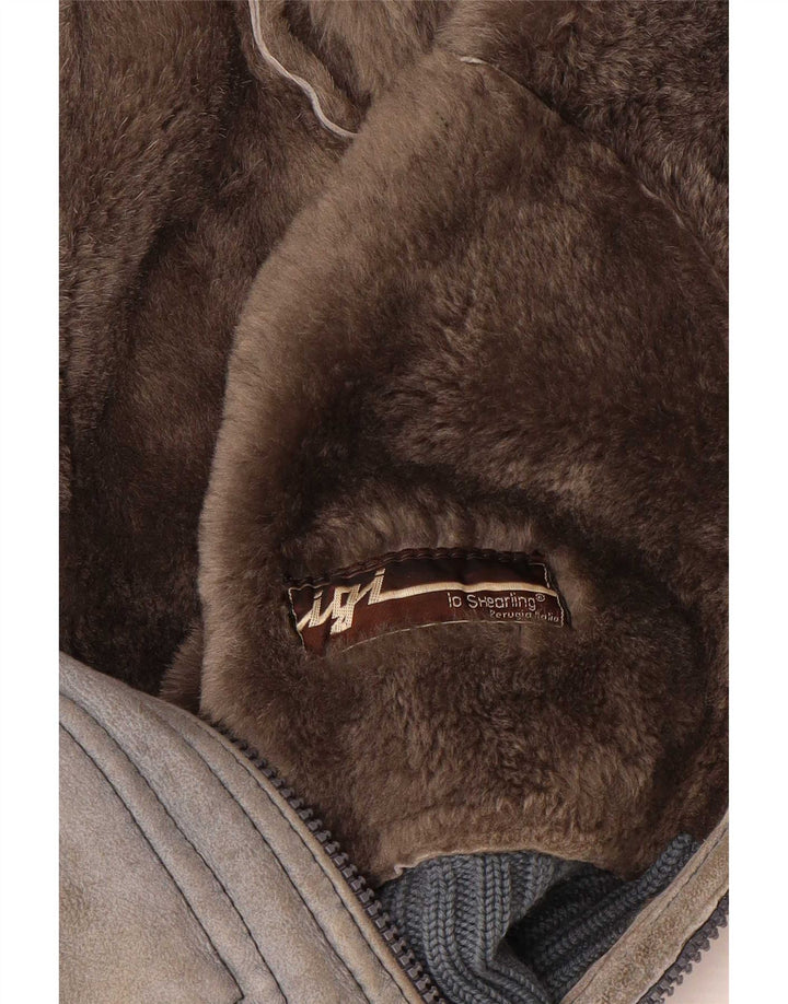 Мужская дубленка VINTAGE IT 48 Medium Grey Shearling