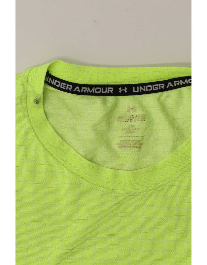 Мужская футболка с рисунком Under Armour, маленький зеленый цвет