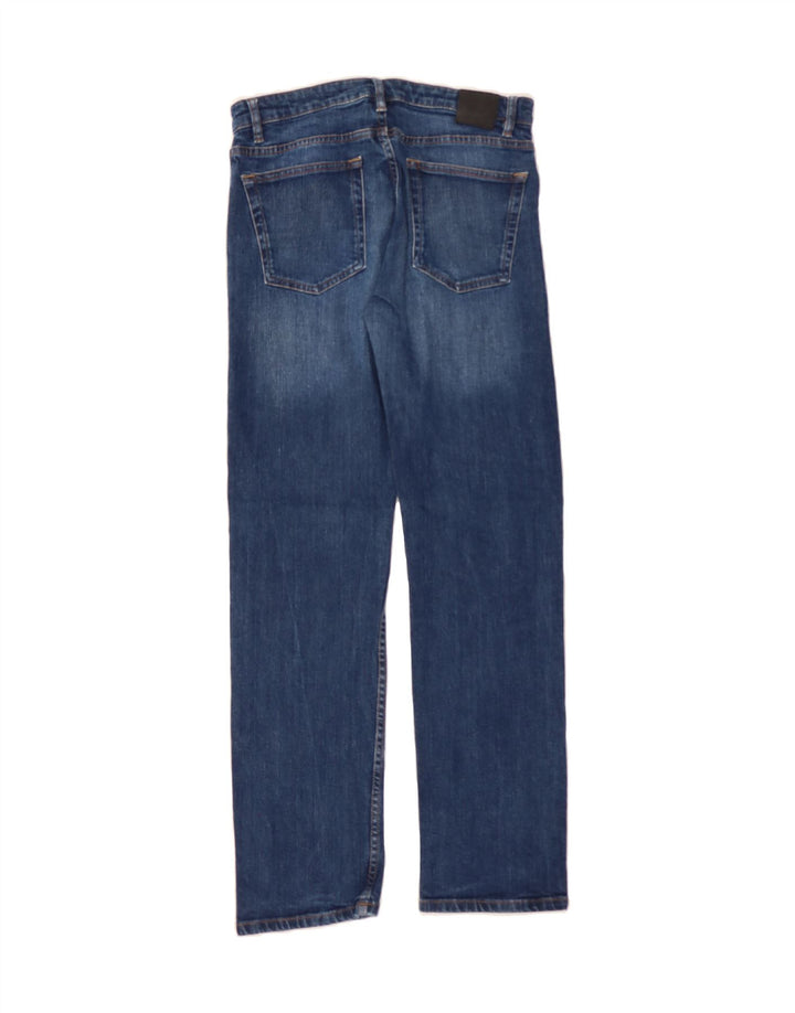 MASSIMO DUTTI Womens Straight Jeans EU 40 Medium W30 L30 Blue Vintage Massimo Dutti and Second-Hand Massimo Dutti from Messina Hembry 