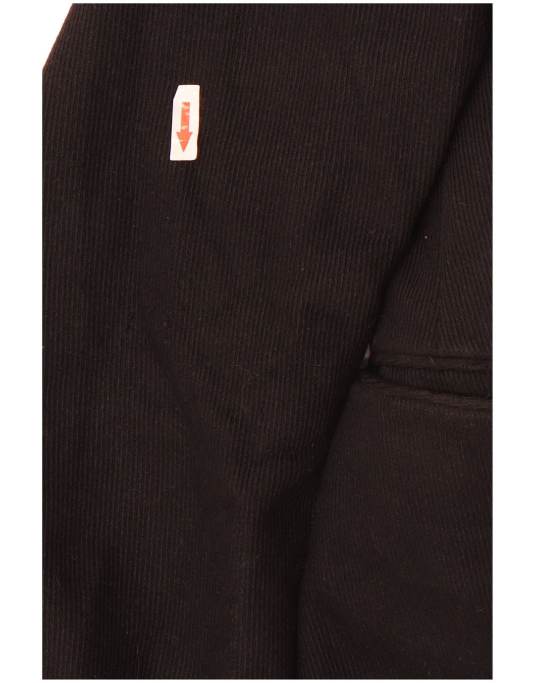 Мужское вельветовое пальто Fay UK 40, большое черное