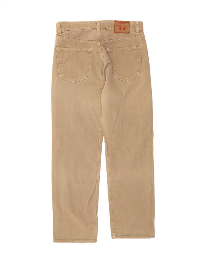 HOLIDAY Mens Straight Jeans W32 L27 Beige Cotton Vintage Holiday and Second-Hand Holiday from Messina Hembry 