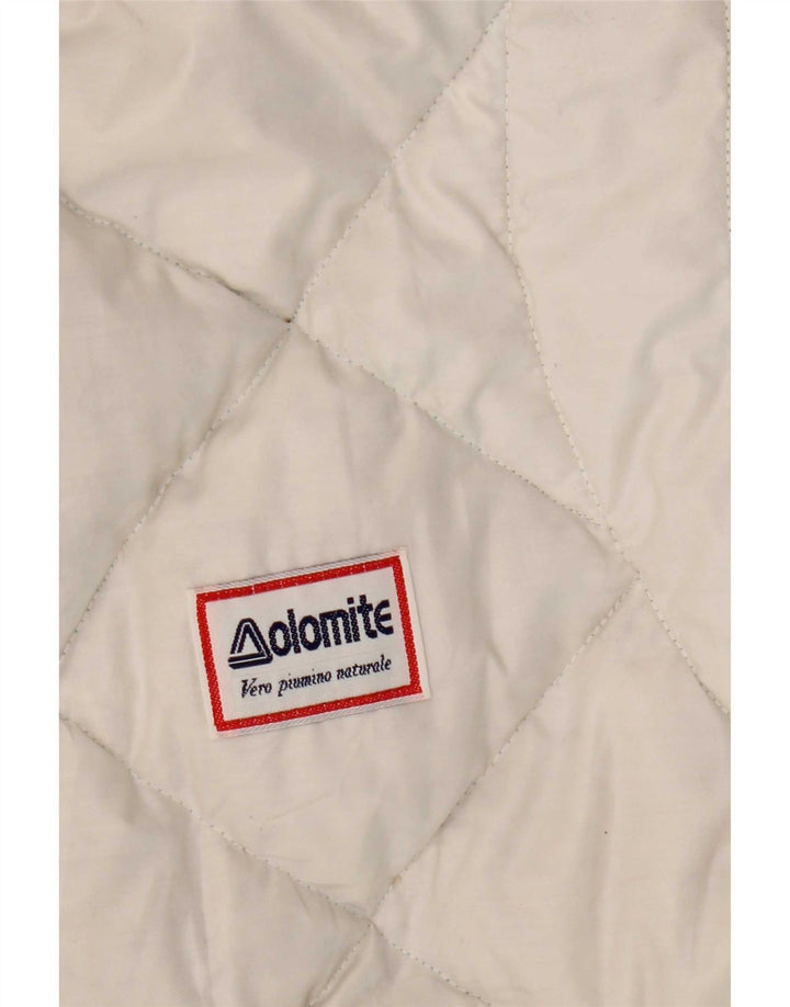 Мужская двусторонняя стеганая куртка Dolomite UK 36, маленький белый полиэстер