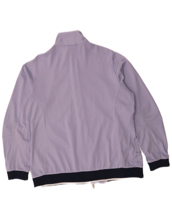 Женский спортивный костюм Champion, верхняя куртка UK 18 XL, фиолетовый с цветными блоками