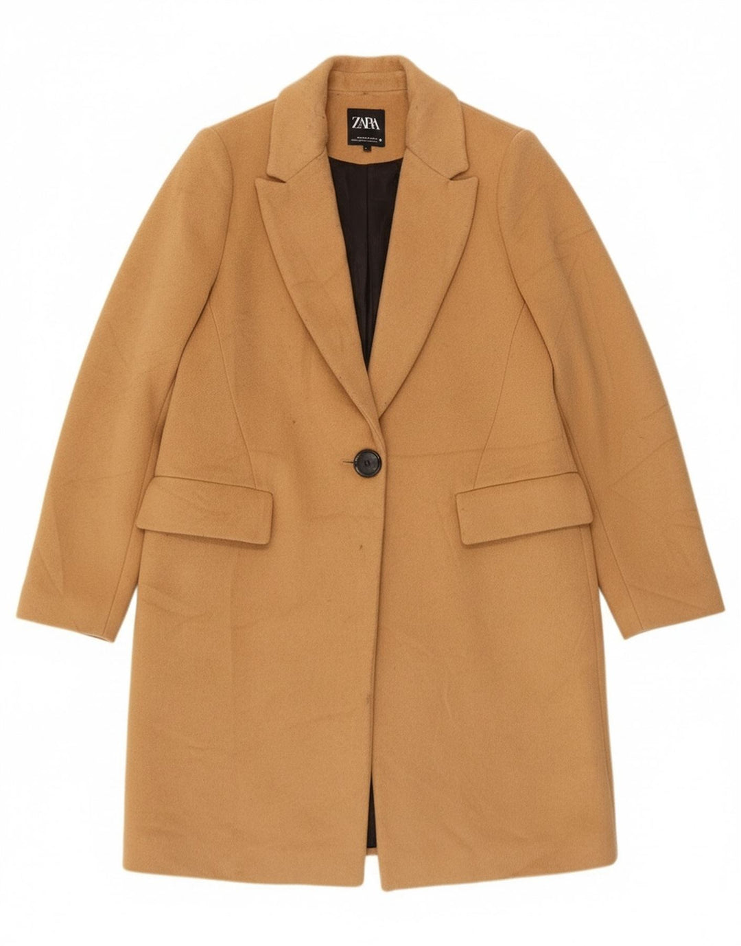 Женское пальто Zara UK 14, средний бежевый