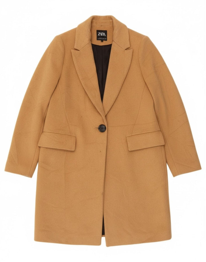 Женское пальто Zara UK 14, средний бежевый