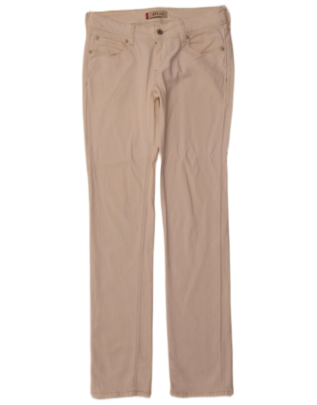 Мужские джинсы Levi's Slim 571 W30 L33 Off White
