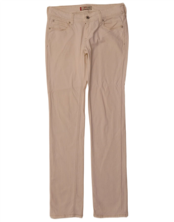 Мужские джинсы Levi's Slim 571 W30 L33 Off White