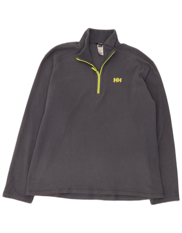 Мужской флисовый джемпер Helly Hansen с воротником на молнии XL, темно-синий, полиэстер