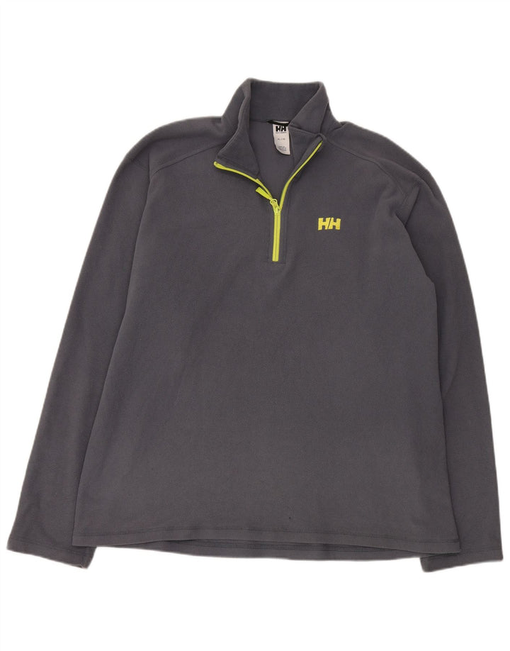 Мужской флисовый джемпер Helly Hansen с воротником на молнии XL, темно-синий, полиэстер