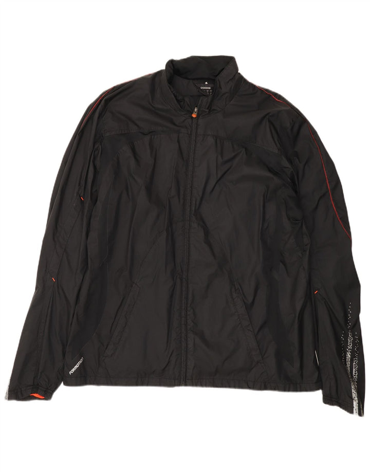 Мужская дождевик Adidas Climacool UK 42 XL, черный полиэстер