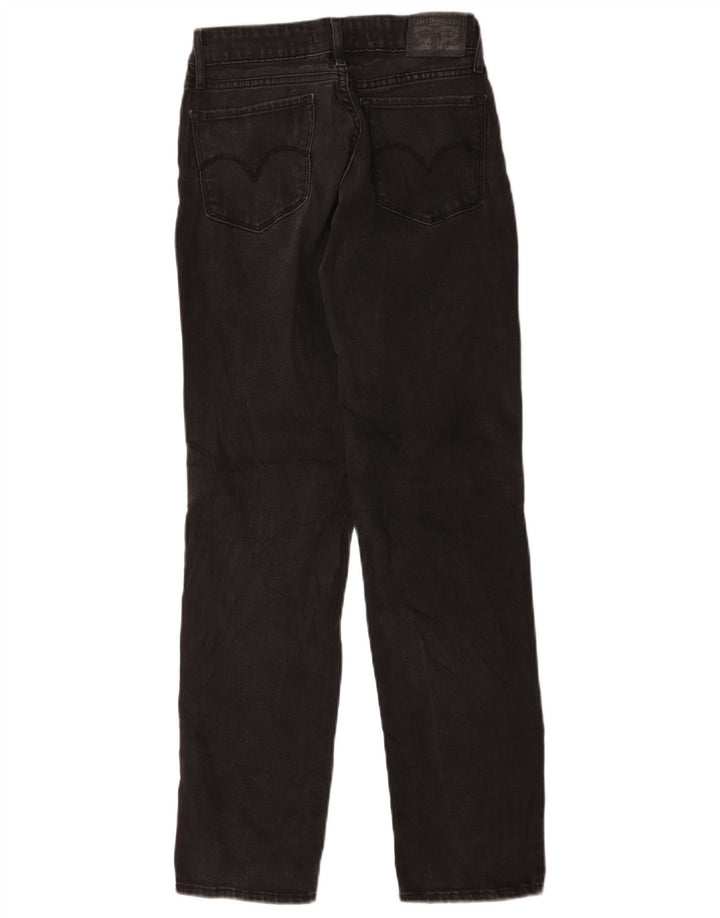 Женские узкие джинсы Levi's 712 W26 L29, черный хлопок