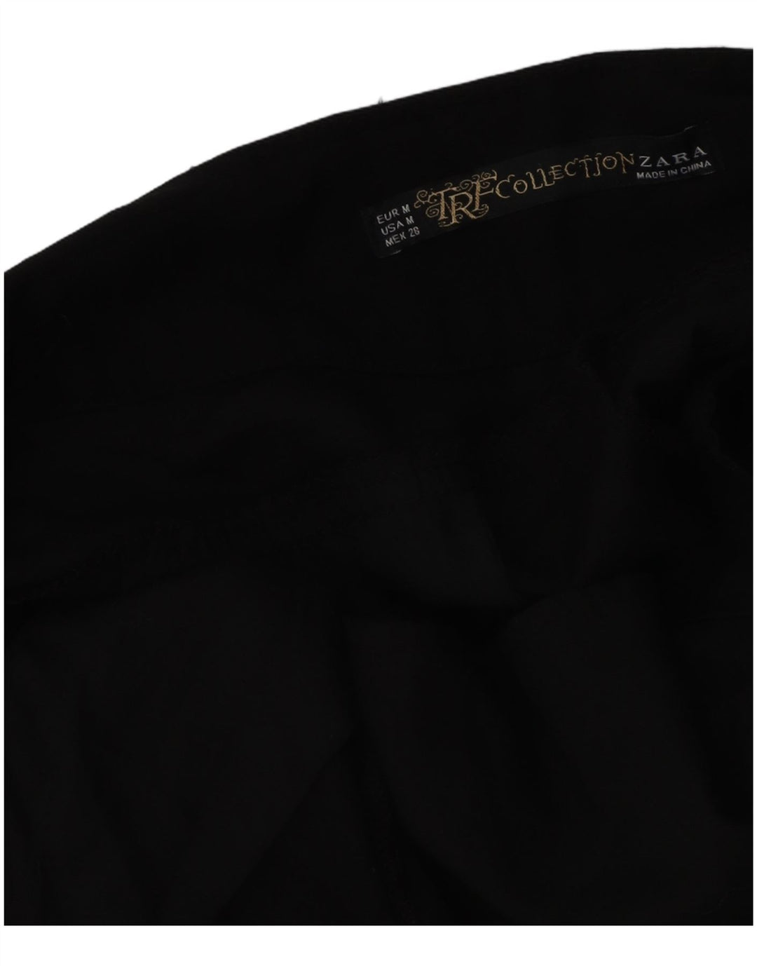 Женские узкие укороченные брюки Zara Medium W28 L27, черные