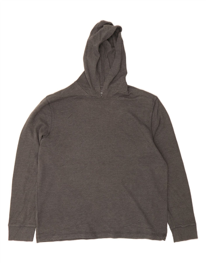 EDDIE BAUER Mens Hoodie Jumper XL Grey Cotton Vintage Eddie Bauer and Second-Hand Eddie Bauer from Messina Hembry 