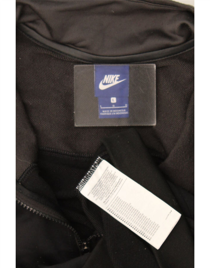 Мужская спортивная куртка Nike, большая серая полиэстер с цветными блоками