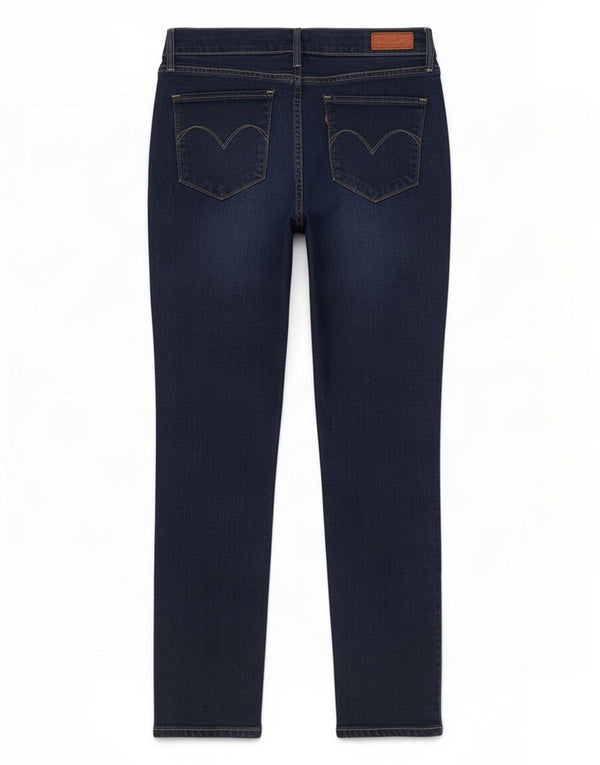 Женские джинсы скинни Levi's Bold Curve W32 L30 Темно-синие, хлопок