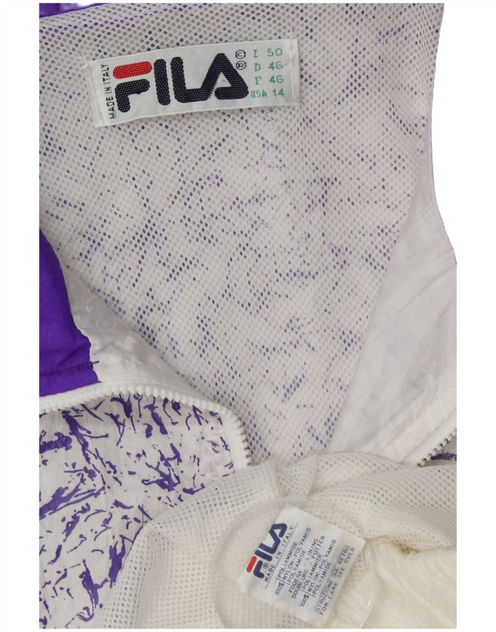 Fila Женский спортивный костюм Top Jacket IT 50 XL Белый в крапинку Полиамид