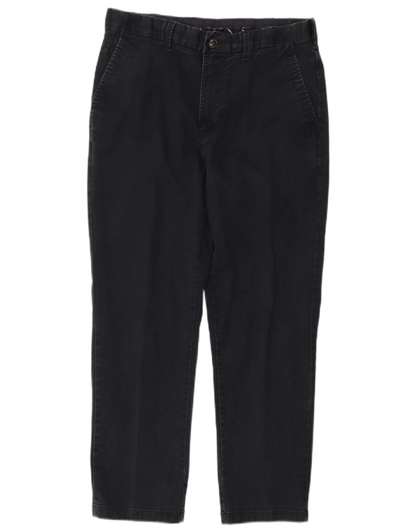 Мужские прямые брюки чинос Marks & Spencer Blue Harbour W34 L29 темно-синие
