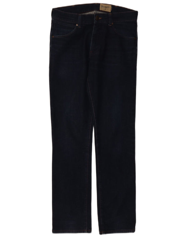 Мужские джинсы Wrangler Larston Slim W32 L32, темно-синий, хлопок