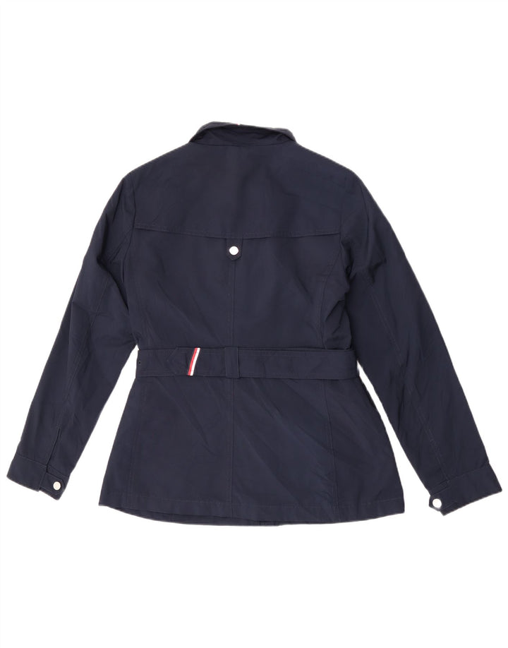 Женская куртка Tommy Hilfiger UK 10, маленький темно-синий полиэстер