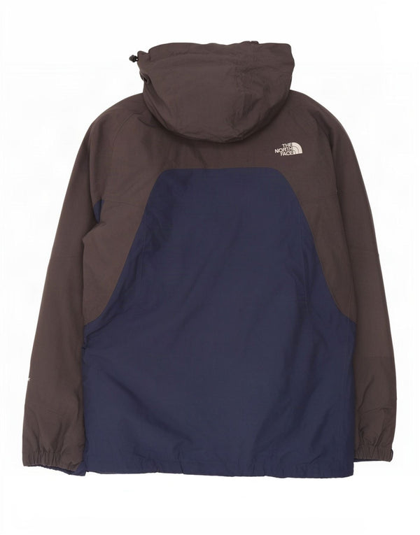 Мужская дождевик с капюшоном The North Face UK 42 XL Темно-синий с цветными блоками