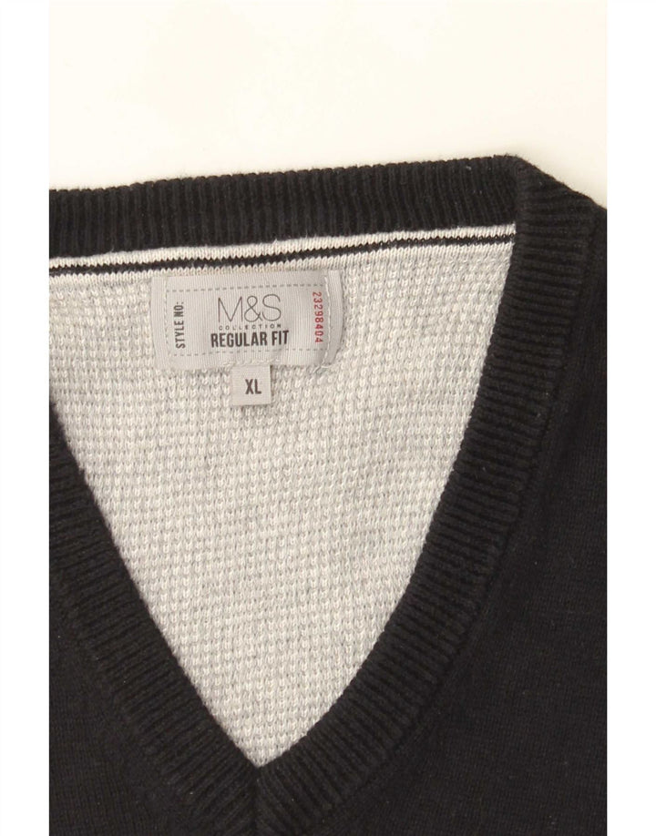 Мужская майка-майка стандартного кроя Marks & Spencer XL, черная