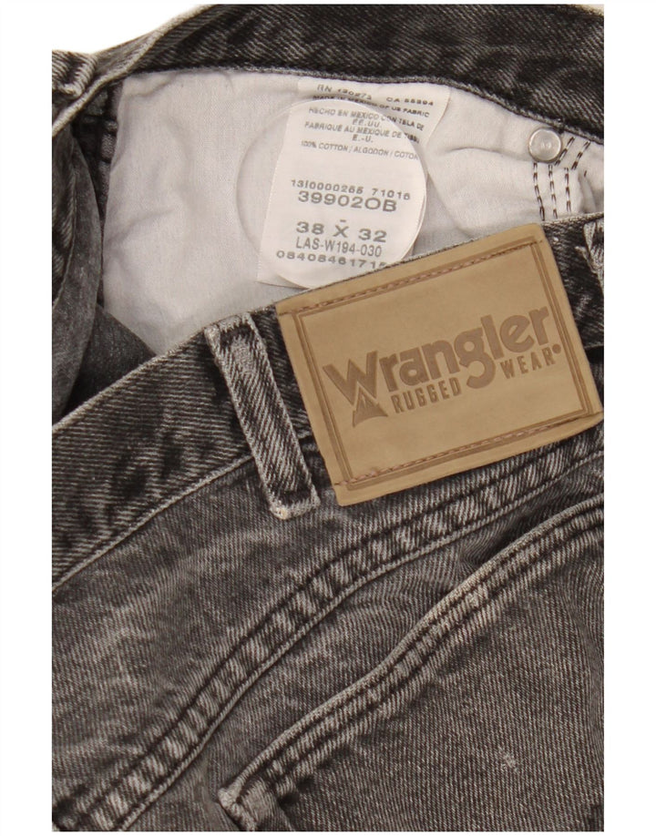 Мужские джинсовые шорты WRANGLER W38 XL, серые, хлопок