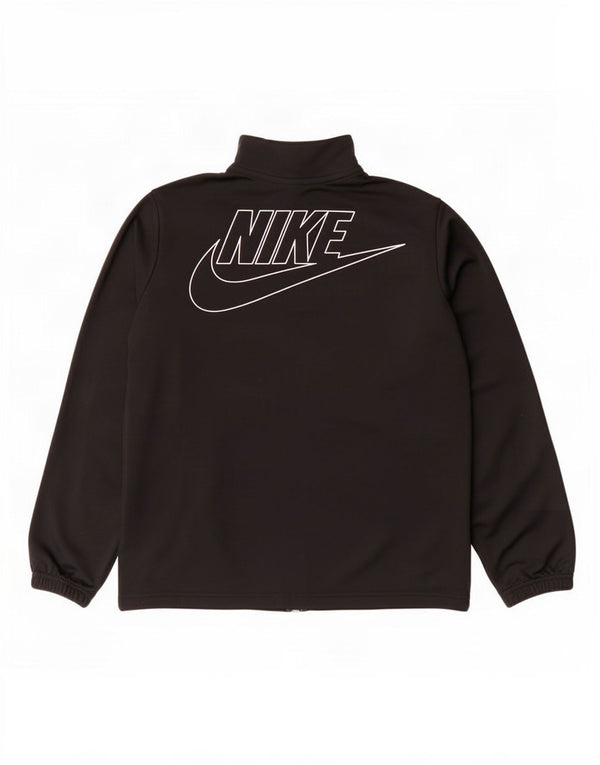 Спортивный костюм Nike для мальчиков с графическим рисунком, куртка 12–13 лет, XL, черный полиэстер