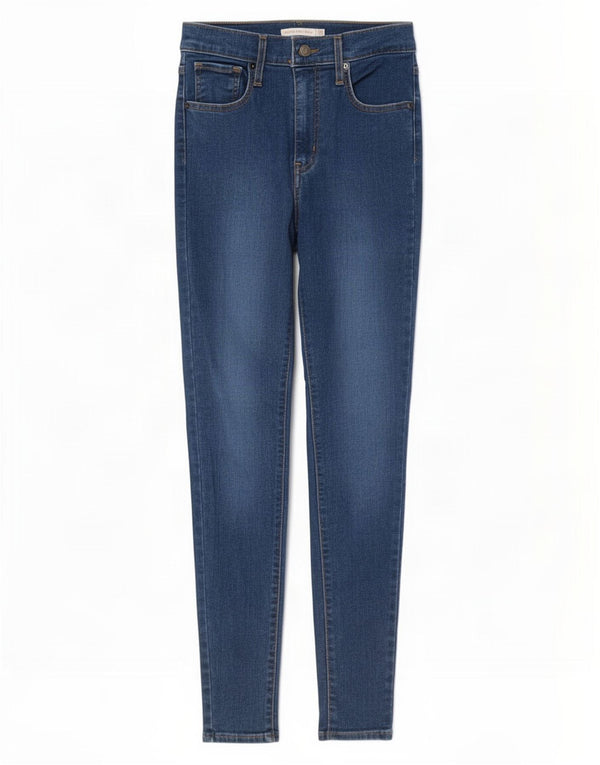 Женские джинсы суперскинни Levi's Mile High W26 L30, синий хлопок