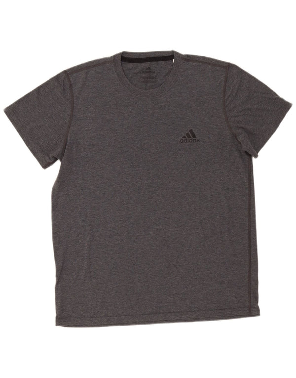 Мужская футболка Adidas Top Large Grey в крапинку