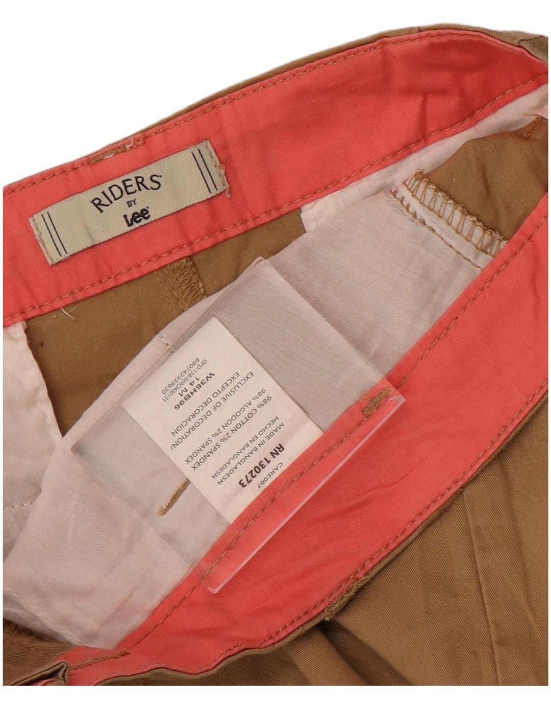 Женские брюки чинос Lee Bootcut США 14 XL W36 L31 Коричневые хлопковые брюки