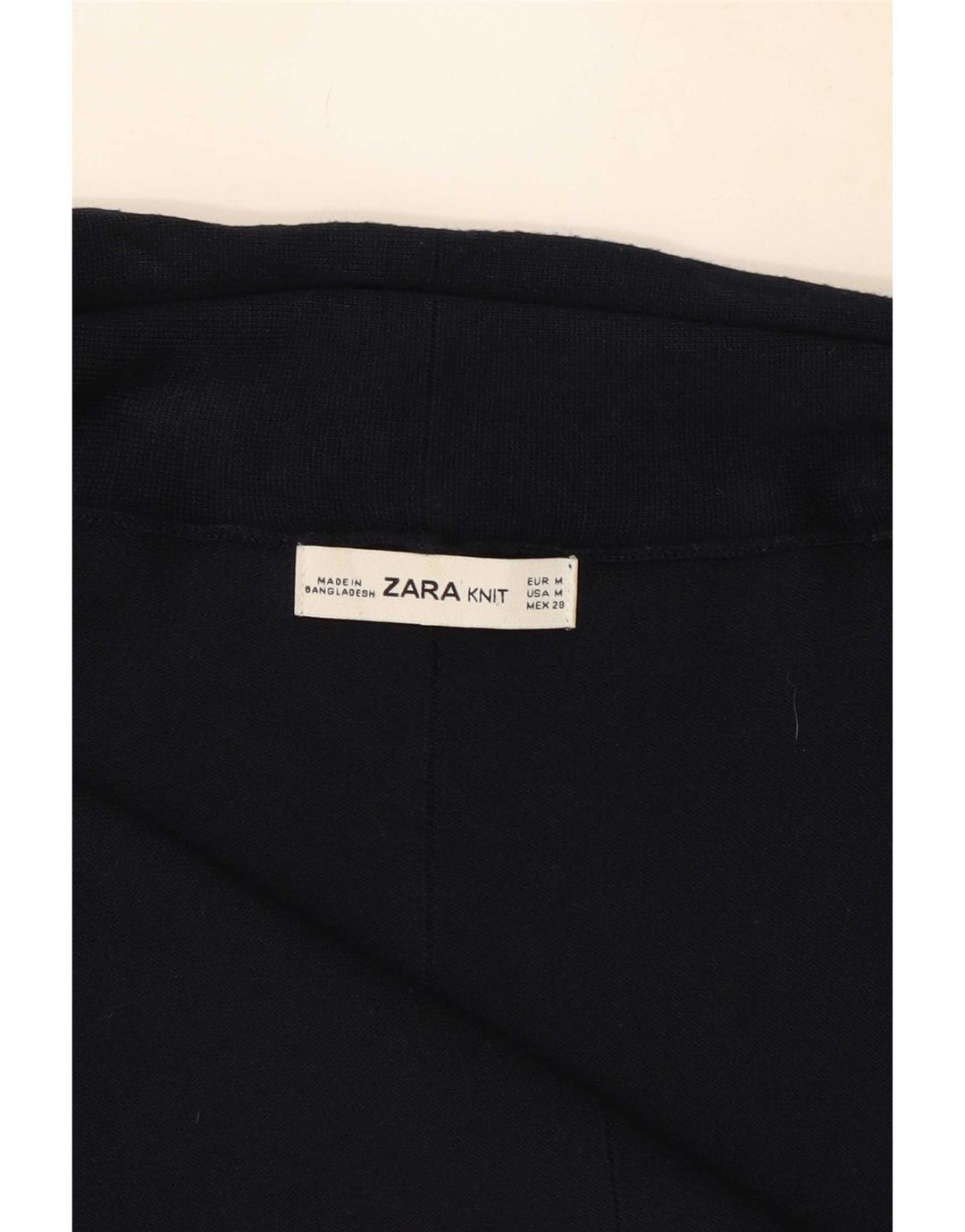 Женский открытый кардиган Zara UK 12, средний темно-синий