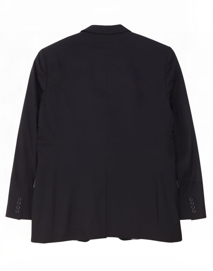 Мужской пиджак Marks & Spencer с 3 пуговицами, Великобритания 44 XL, темно-синий, шерстяной