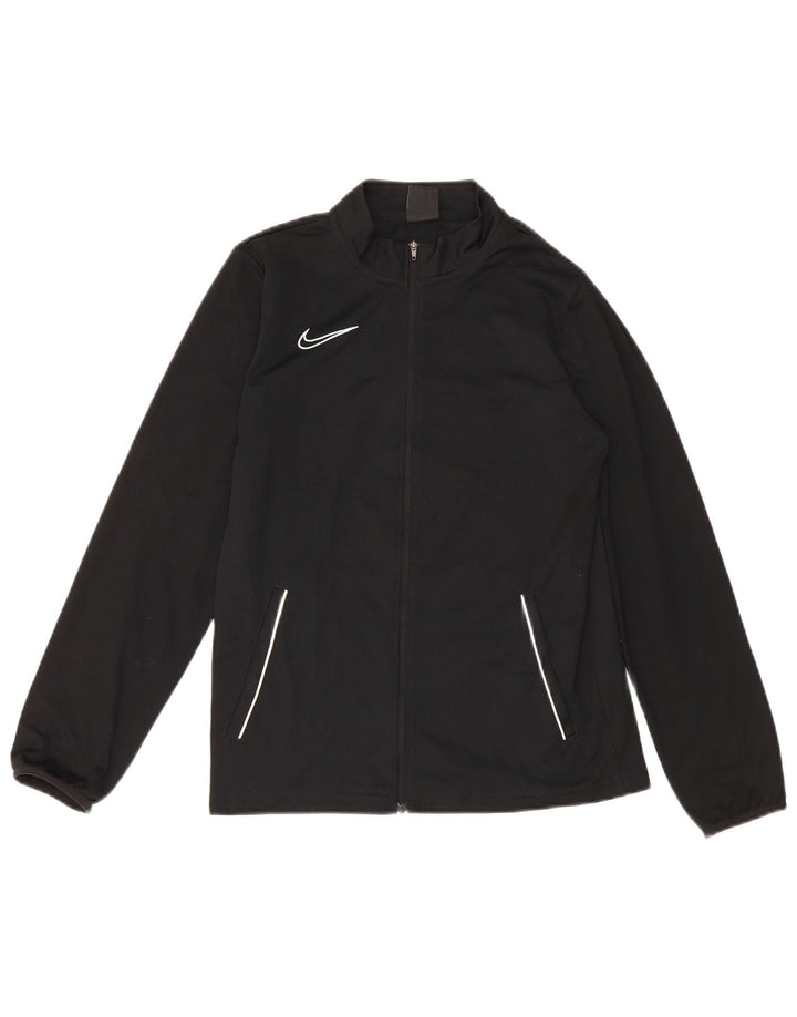 Спортивная куртка Nike Dri Fit для мальчиков 13–14 лет, черный полиэстер, размер XL