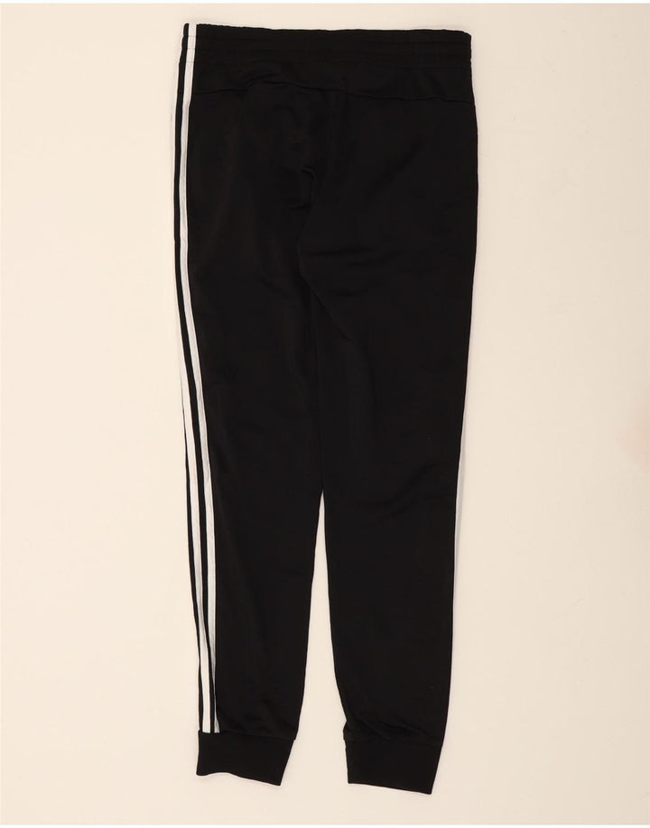 ADIDAS Womens Tracksuit Trousers Joggers UK 12/14 Medium  Black Polyester Vintage Adidas and Second-Hand Adidas from Messina Hembry 