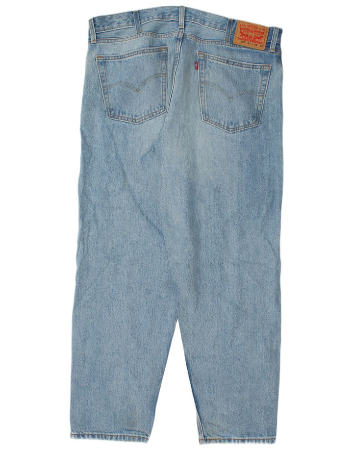 Мужские прямые джинсы Levi's 550 W38 L32 синие, хлопок