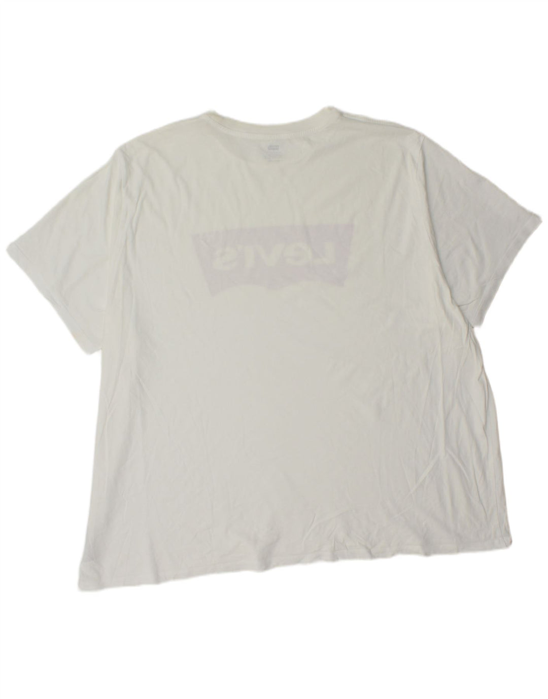 Мужская футболка с рисунком Levi's, топ 4XL, белый хлопок