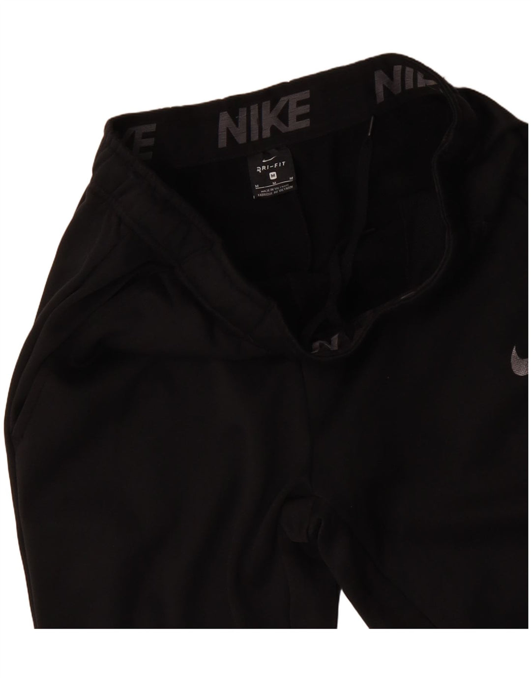 Мужские спортивные брюки NIKE Dri Fit, джоггеры, средний черный полиэстер