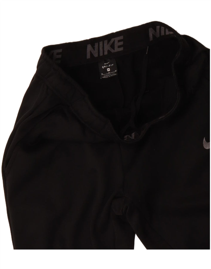 Мужские спортивные брюки NIKE Dri Fit, джоггеры, средний черный полиэстер