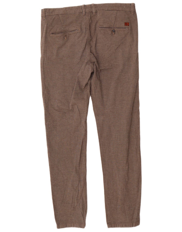 Мужские прямые брюки чинос Jack & Jones W34 L32 серые, хлопковые