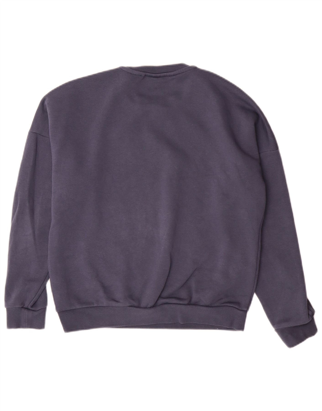 Женский свитер с рисунком ADIDAS UK 12, средний темно-синий, хлопок