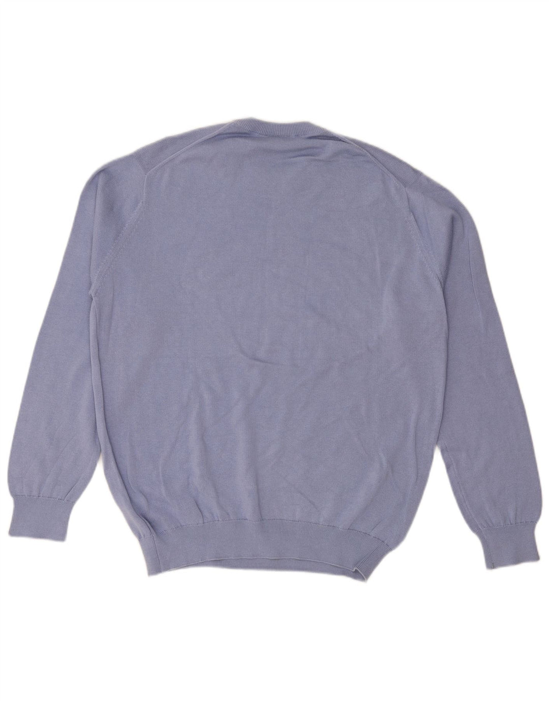 Мужской джемпер с круглым вырезом LACOSTE, размер 5, большой синий хлопок