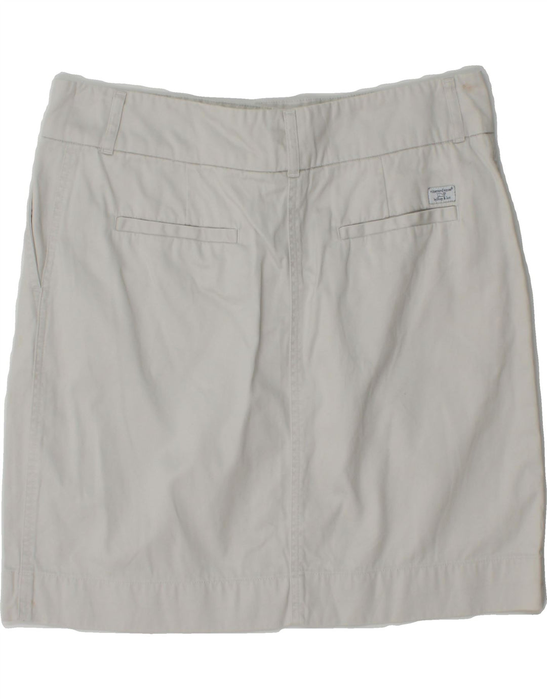 VINEYARD VINES Womens Mini Skirt US 10 Large W32 Off White Cotton Vintage Vineyard Vines and Second-Hand Vineyard Vines from Messina Hembry 